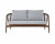 Crosshatch Settee