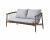 Crosshatch Settee