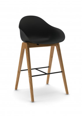 Ruby wood stool
