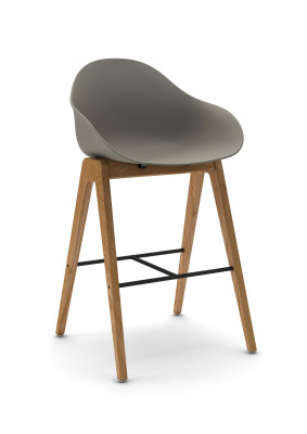 Ruby wood stool