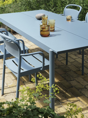 Linear Steel Table (meeting)