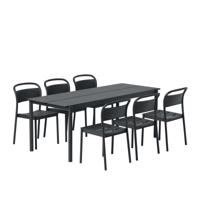 Linear Steel Table (meeting)