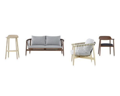 Crosshatch Settee