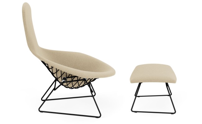 Bertoia Bird Chair and Ottoman