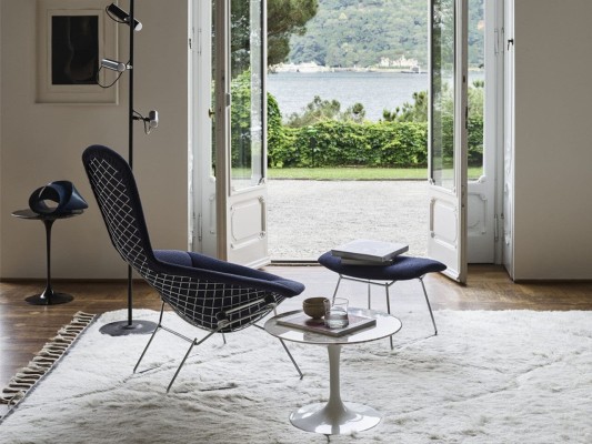 Bertoia Bird Chair and Ottoman