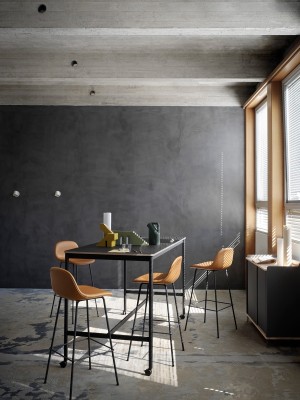 Fiber Counter & Bar Stool