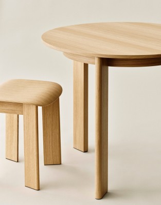 Chisel Table Round