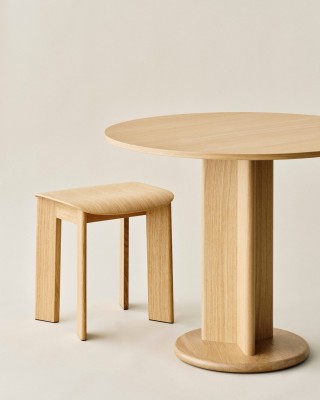 Chisel Table Round